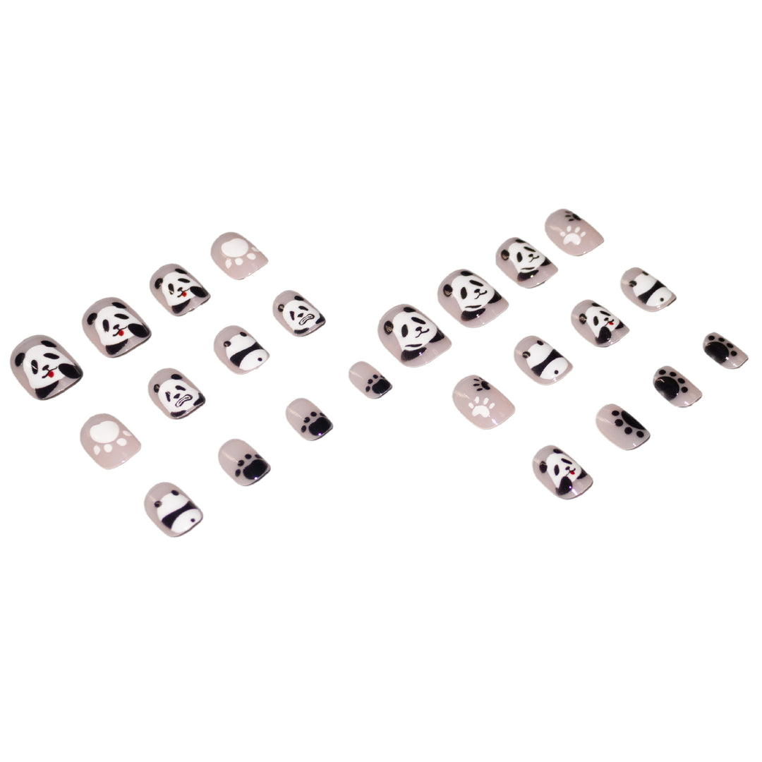 Creative Panda-Themed Nail Art Kit