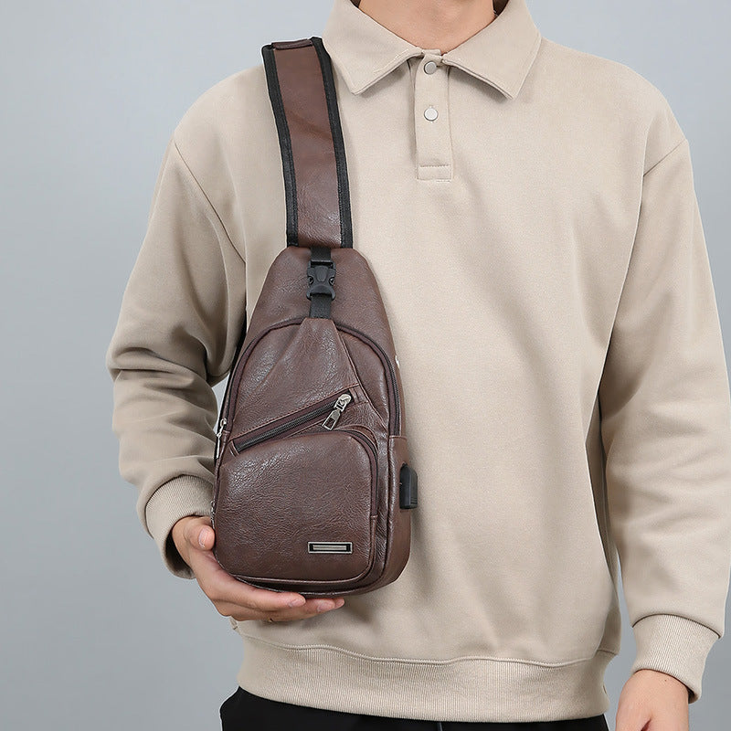 Multi-Compartment Stylish Sling Bag Kalsten