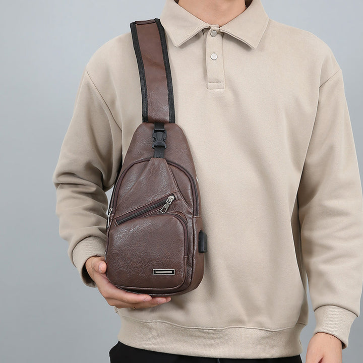 Multi-Compartment Stylish Sling Bag Kalsten
