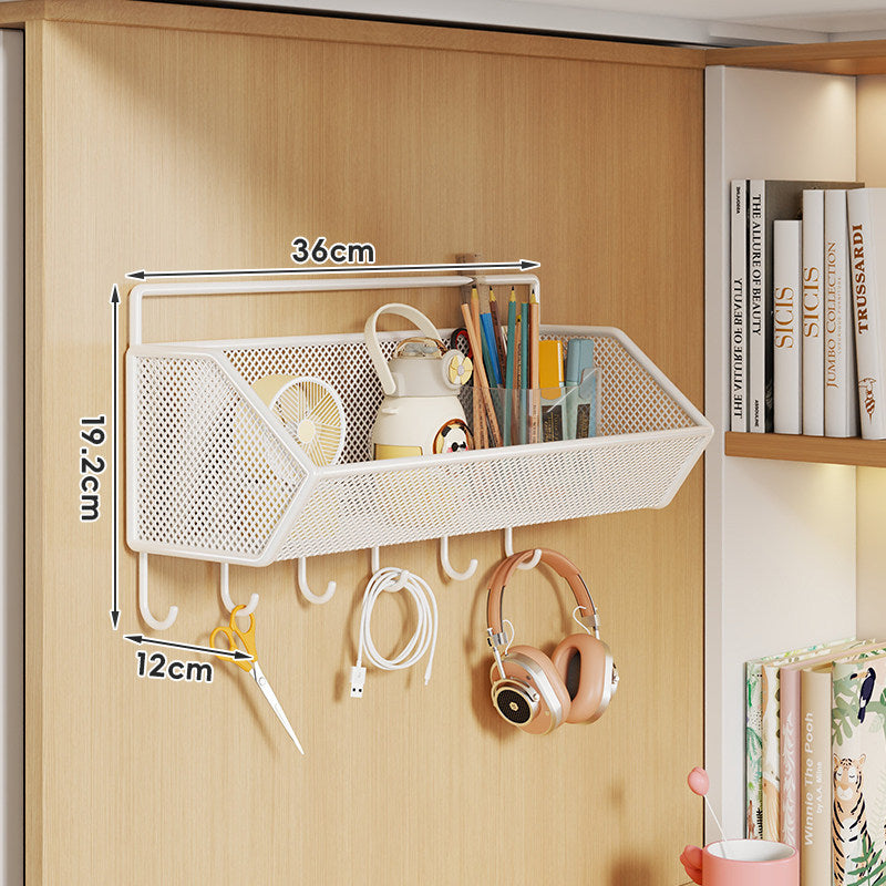 Clip-On Mesh Cabinet Edge Storage Basket Organizer