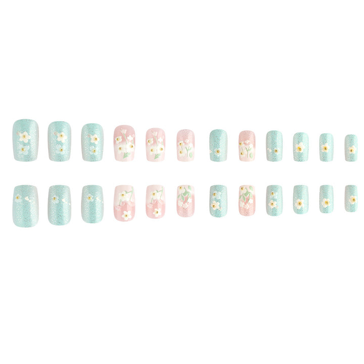 Floral Garden Press-On Nail Art Kalsten