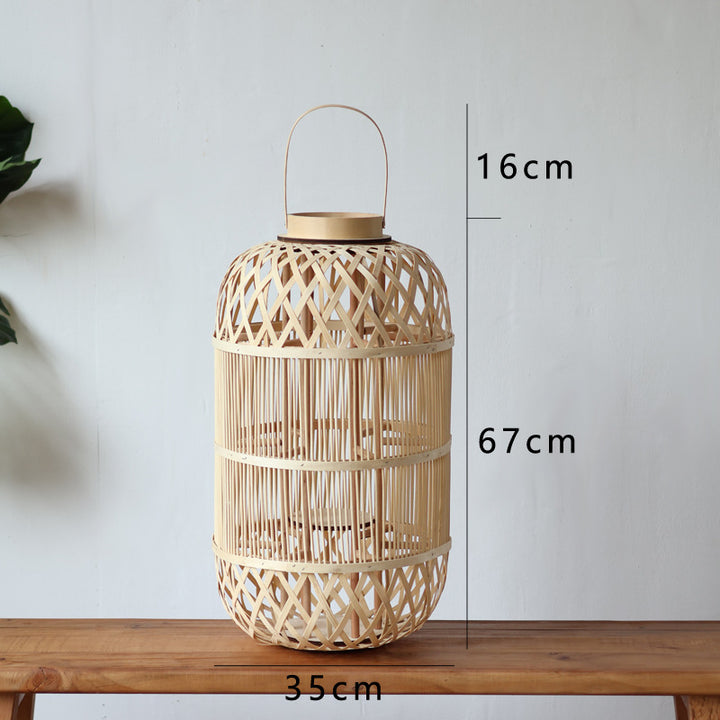 Stylish Rattan Lantern Kalsten
