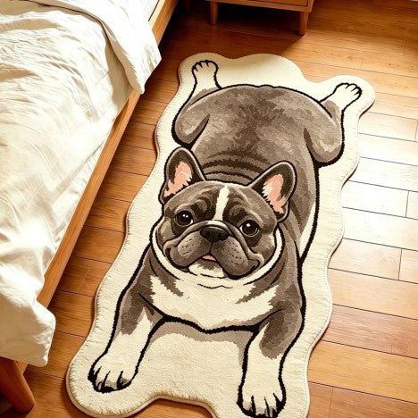 Cute Dog Print Decorative Rug