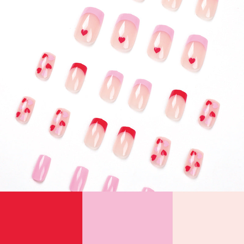 Artistic Nail Art with Heart Designs Kalsten