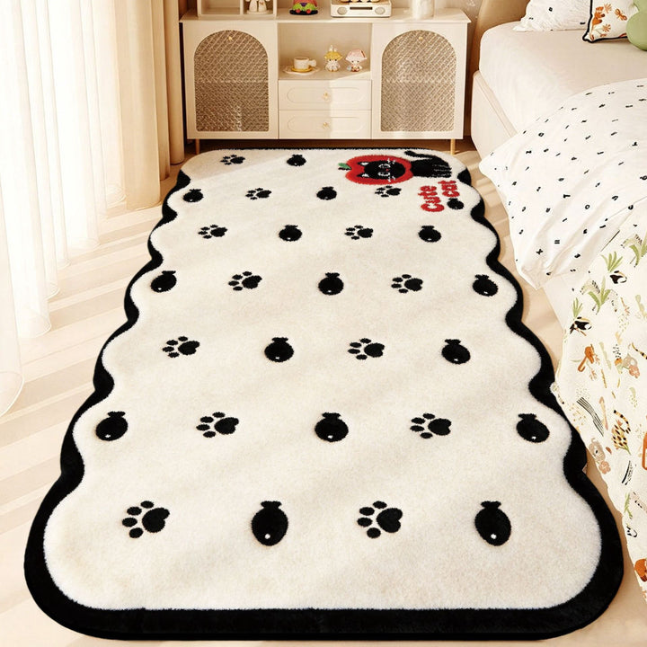 Cute Cartoon Animal-Themed Plush Area Rug