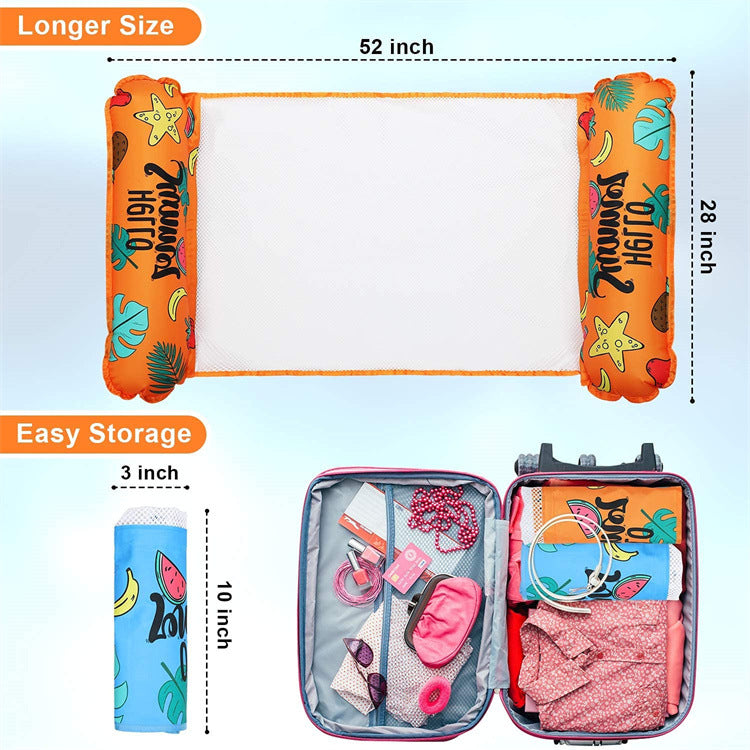Women inflatable lounge with transparent net Kalsten