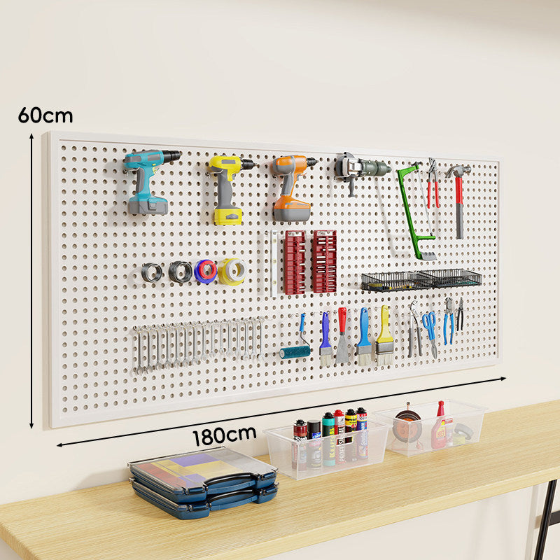 Pegboard Double-Prong Metal Hooks Compact Heavy-Duty Display Hangers