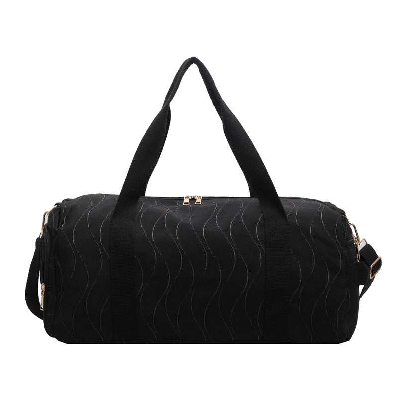 Elegant Embroidered Sports Duffel Bag Kalsten