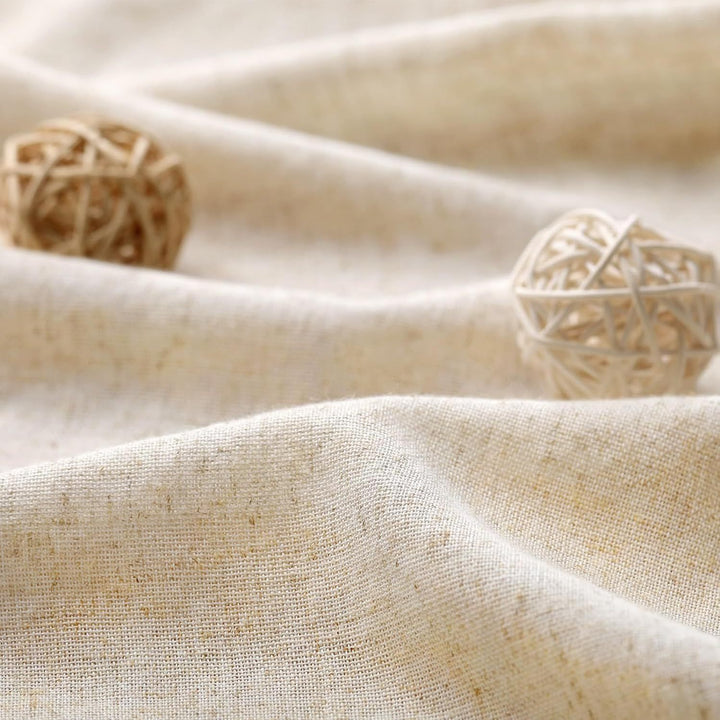Textured Linen Effect Shower Curtain Kalsten