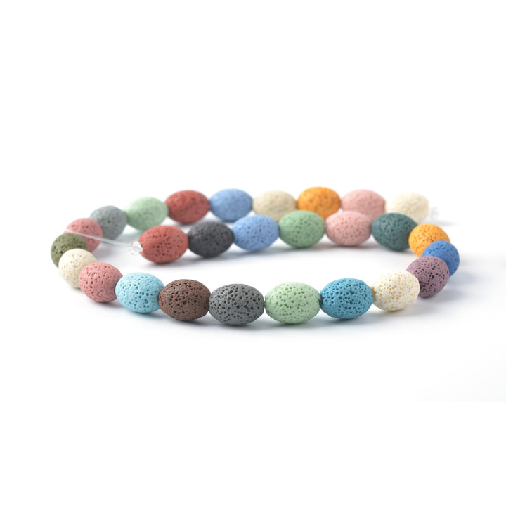 Lava Stone Bead Necklace Kalsten