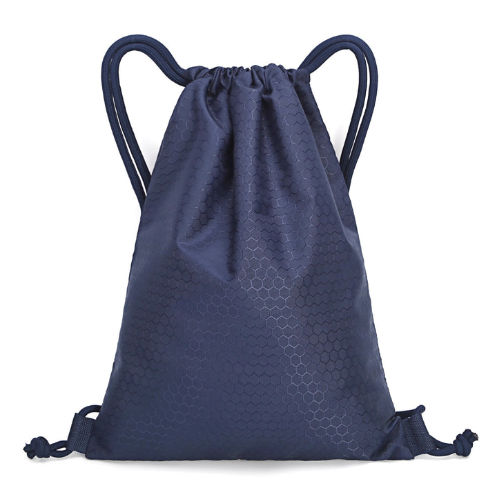 Honeycomb Texture Drawstring Backpack Kalsten