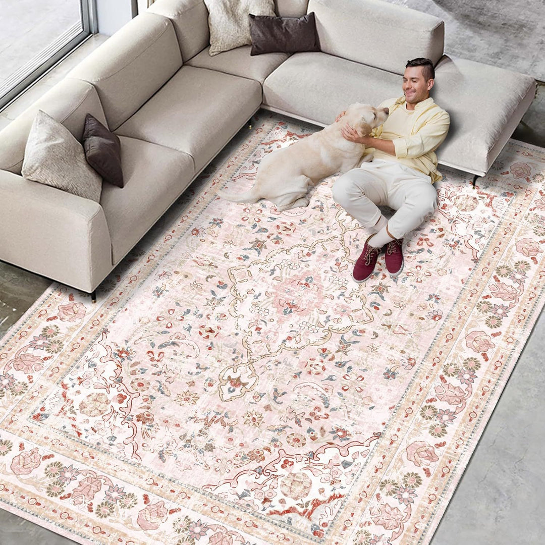 Vintage Flower Pattern Carpet