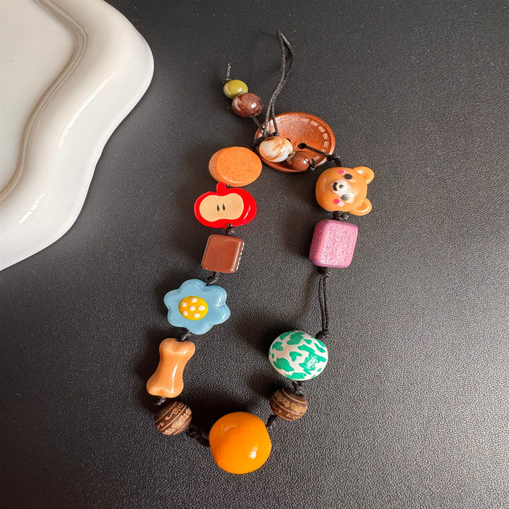 Playful Themed Beaded Lanyard Kalsten