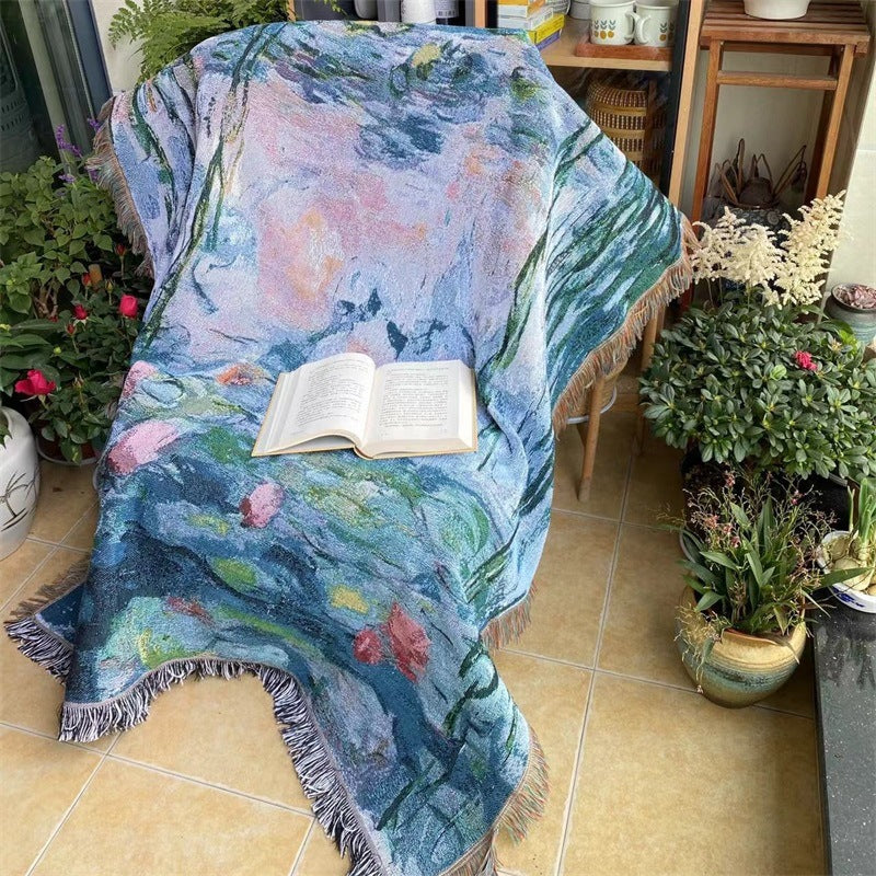 Decorative Artistic Woven Throw Blanket
