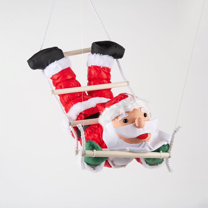 Decorative Santa Claus figure with movable arms
