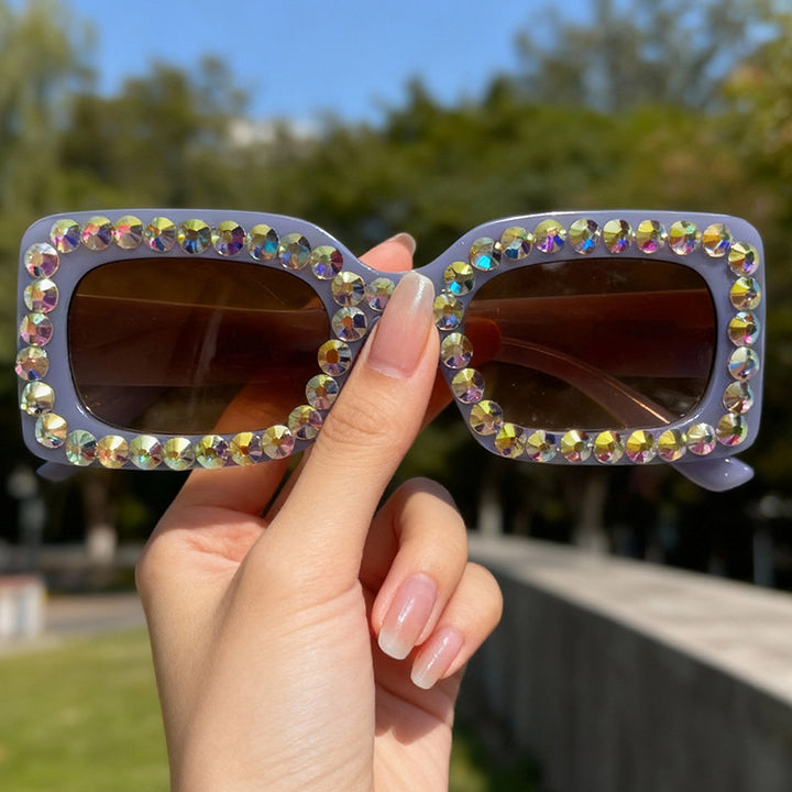 Decorative Rhinestone-Embellished Sunglasses Kalsten