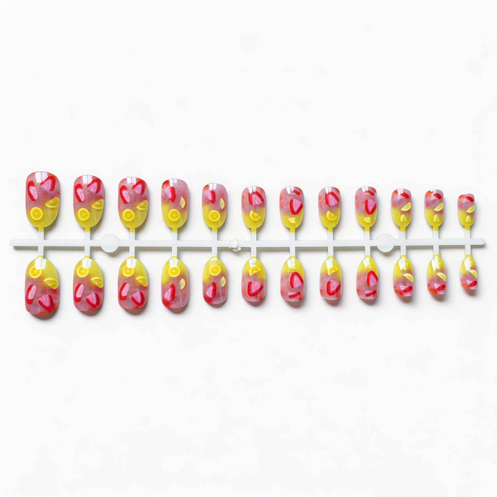 Tropical Fruit Nail Art