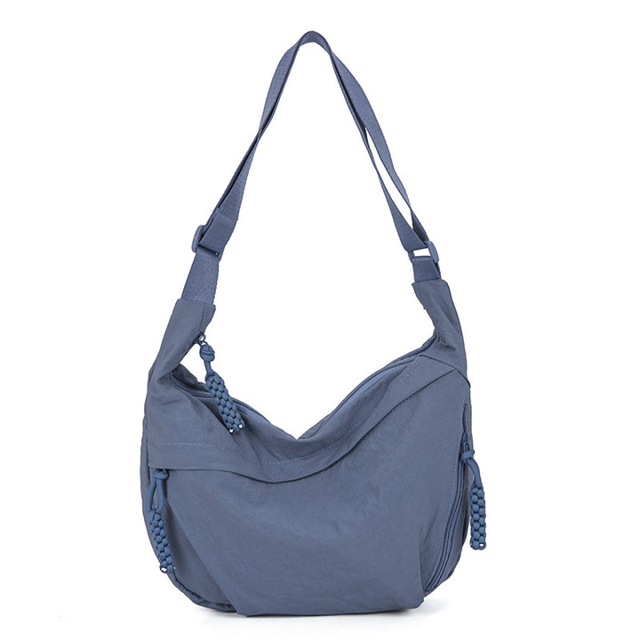 Casual shoulder bag with multifunctional zip pockets Kalsten