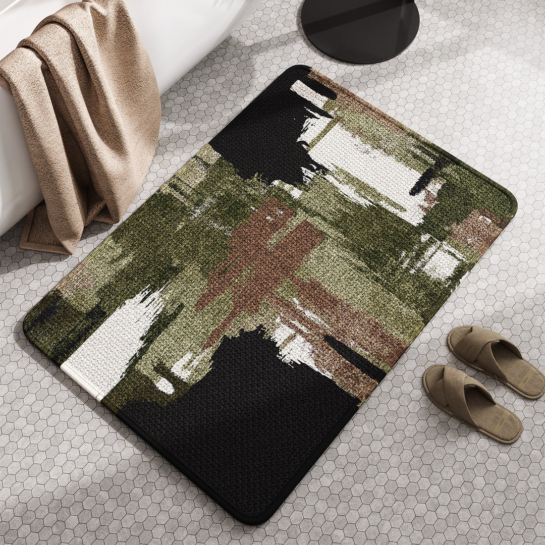 Natural Fiber Absorbent Bathroom Mat