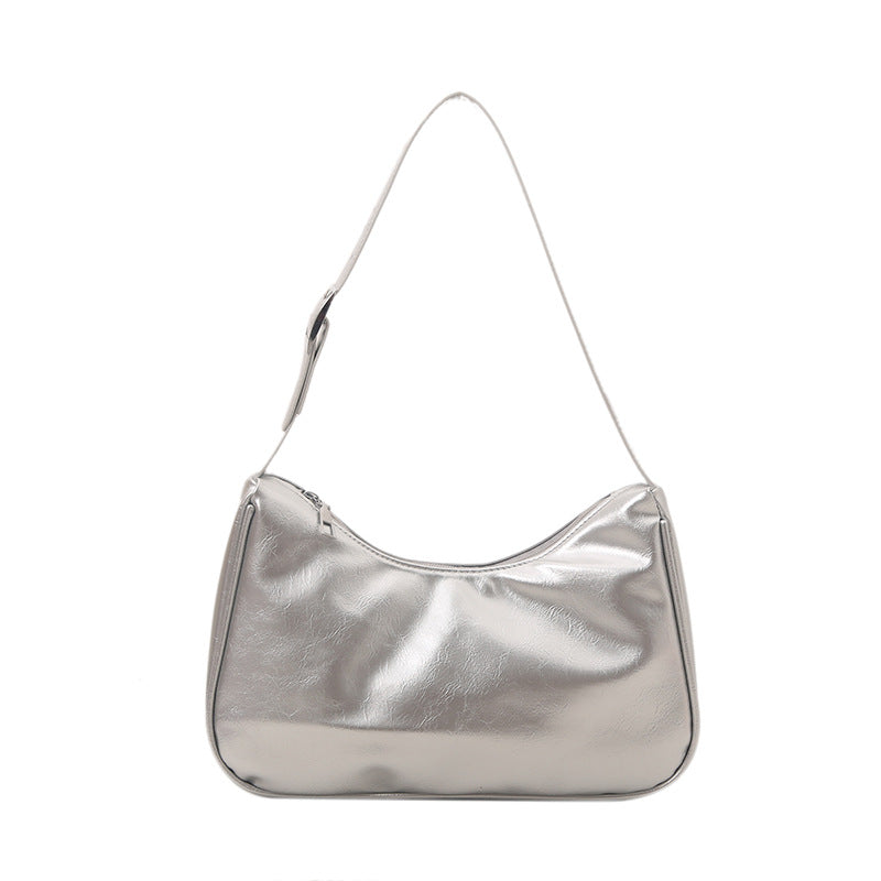 Vintage-Inspired Soft Patent Leather Handbag Kalsten
