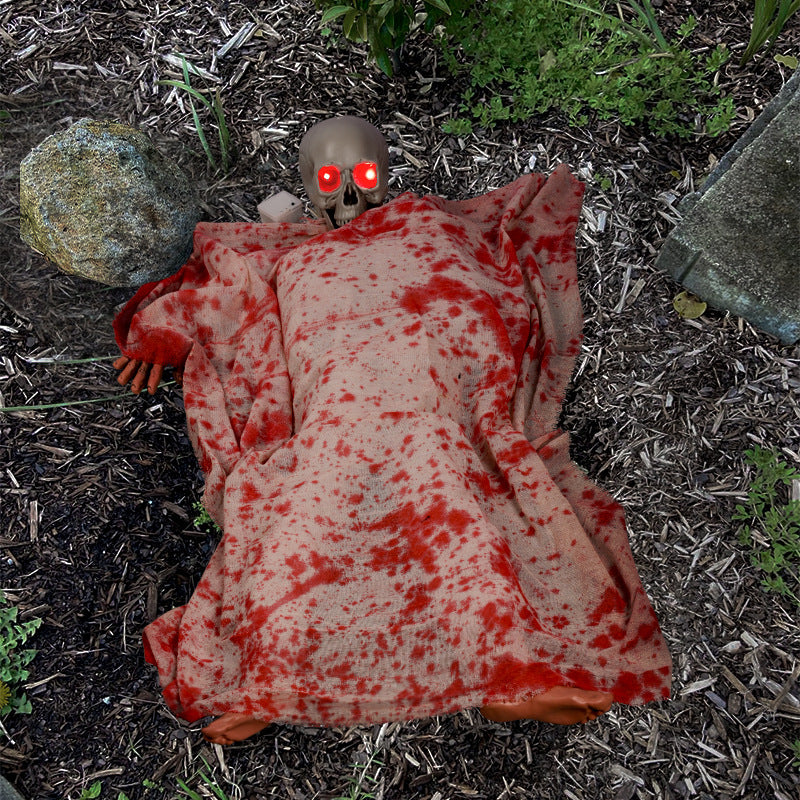Spooky Blood-Stained Body Bag Decoration Kalsten