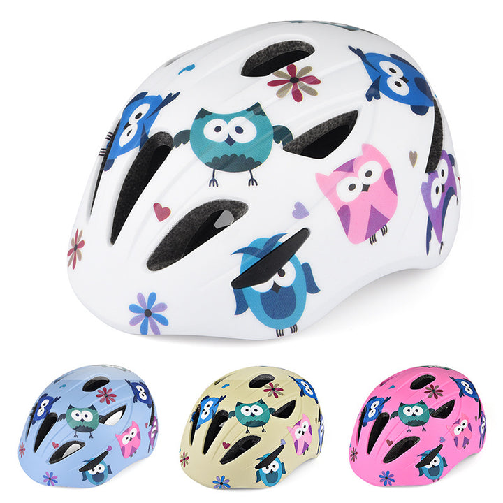 Children's Cute Animal Print Bicycle Helmet Kalsten