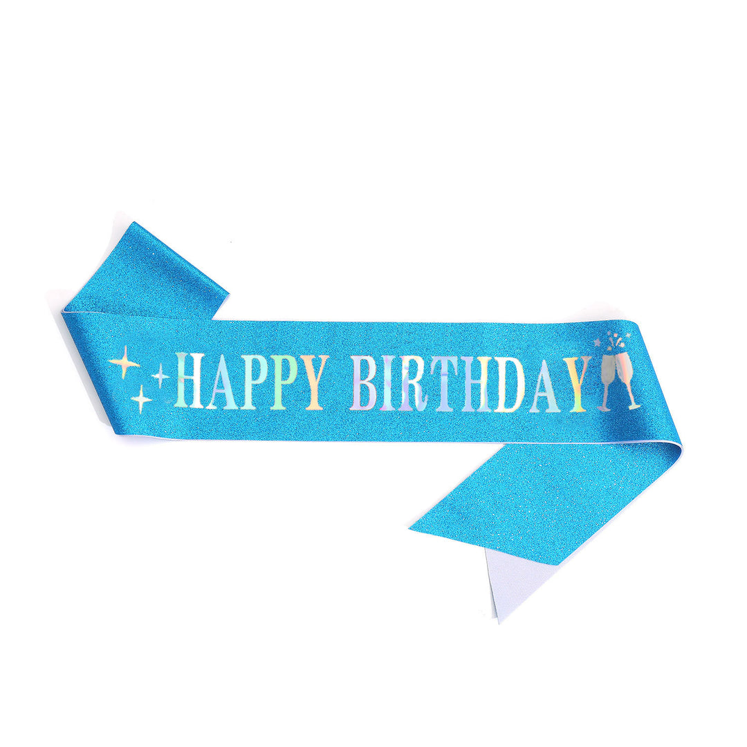 Ladies Glitter Headband with "Happy Birthday" Inscription Kalsten