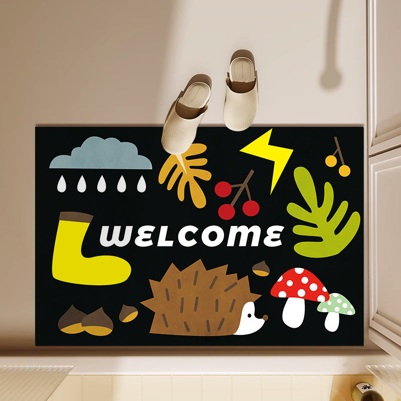 Fun-Themed Welcome Mat