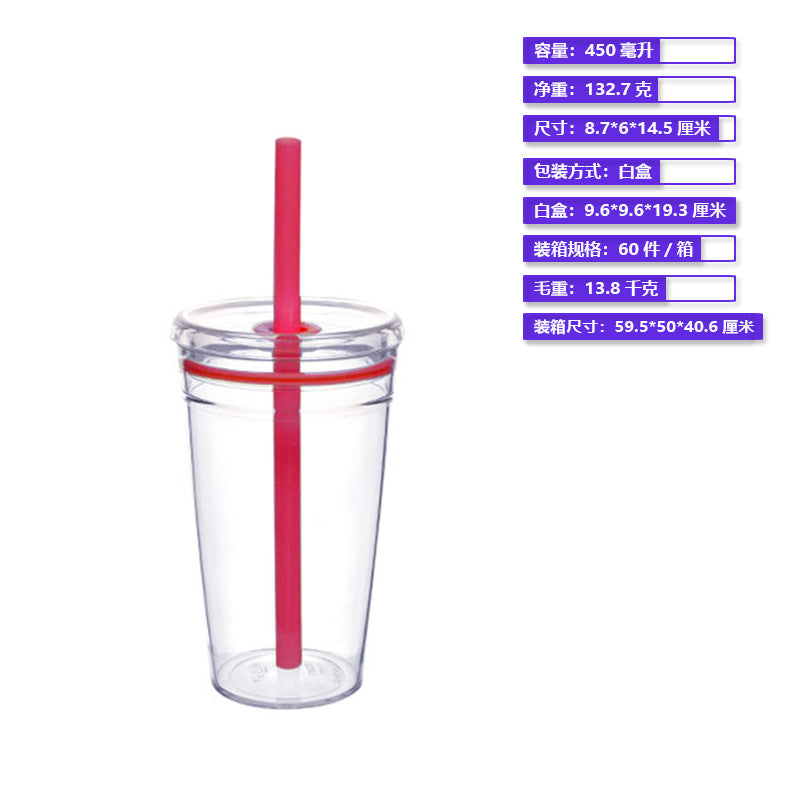 Ladies Insulated Drinking Cup with Sturdy Silicone Straw Kalsten