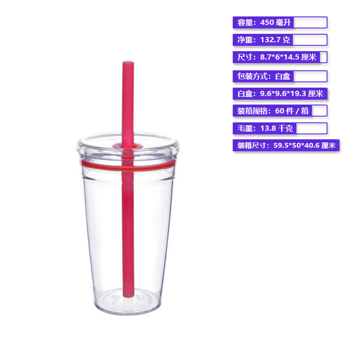 Ladies Insulated Drinking Cup with Sturdy Silicone Straw Kalsten