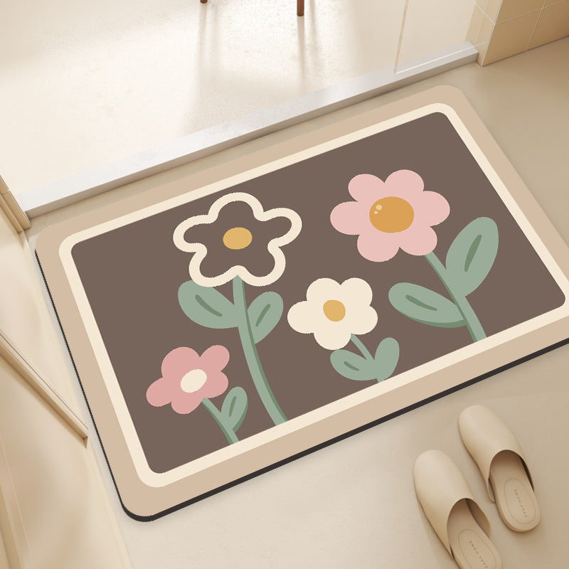 Floral-Designed Comfort Mat Kalsten