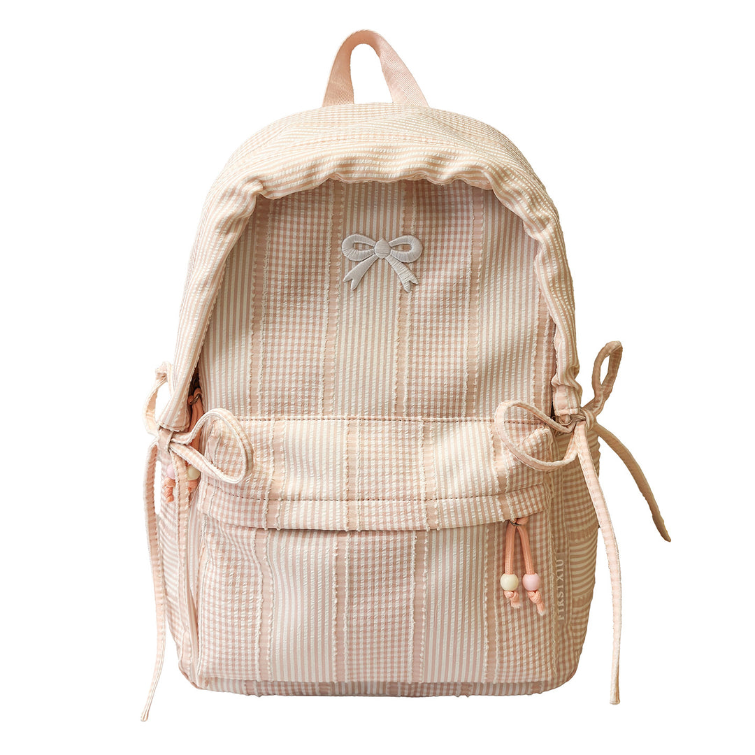 Cute Decorative Bow-Embellished Backpack Kalsten