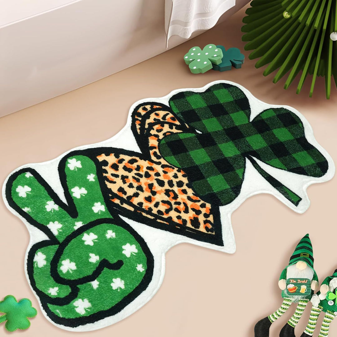 St. Patrick's Day Themed Plush Bath Mat