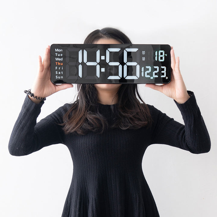 Digital wall clock with multifunctional LED display Kalsten