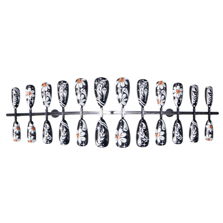 Gothic Floral Nail Art Set