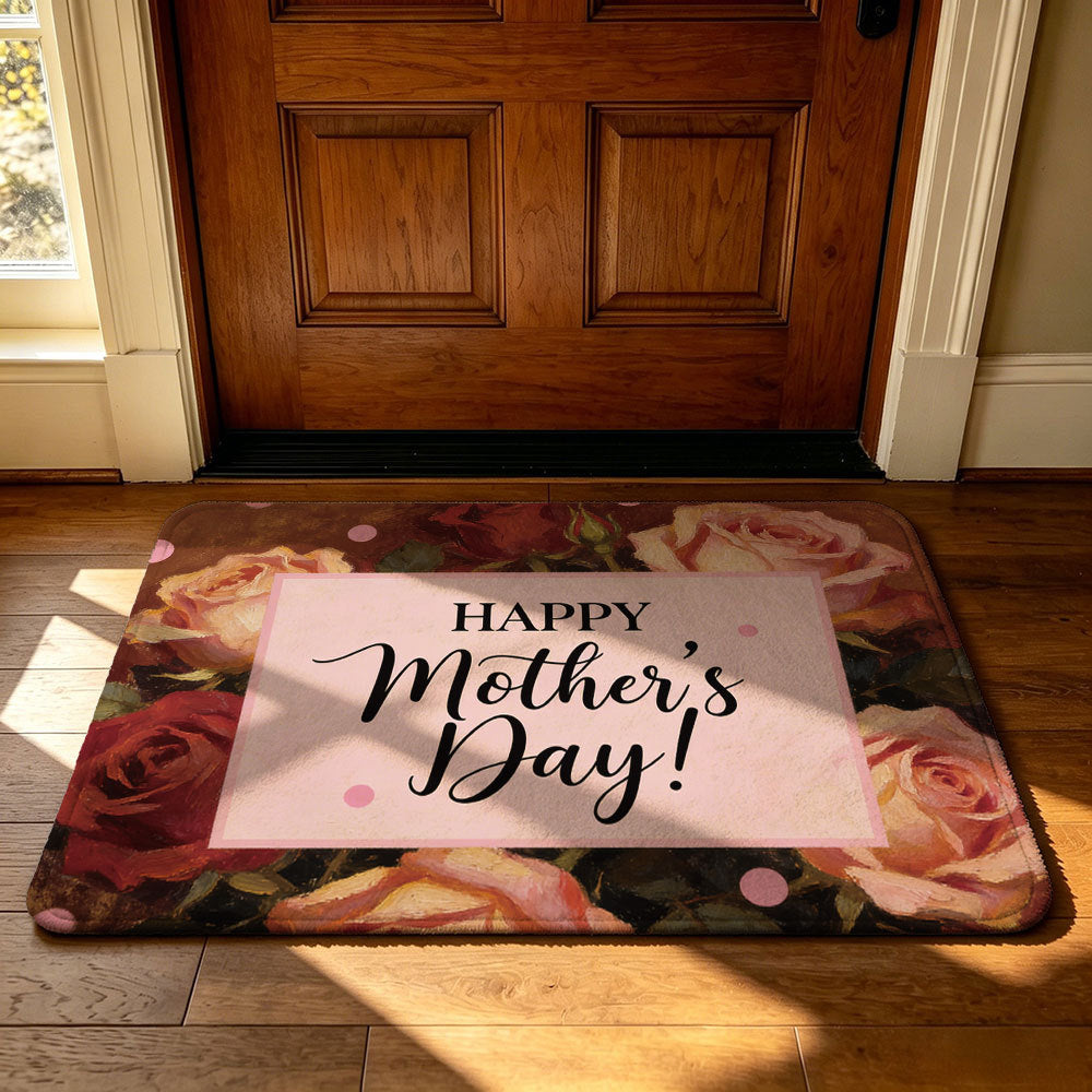 Artistic Geometric Welcome Mat