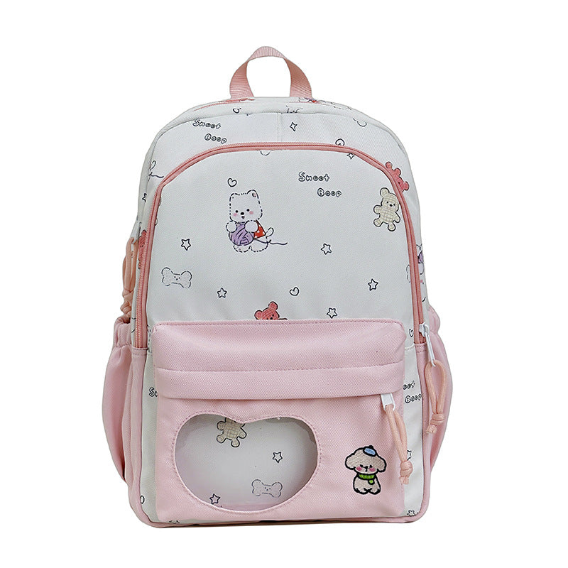 Backpack with Creative Music and Animal Motif Kalsten