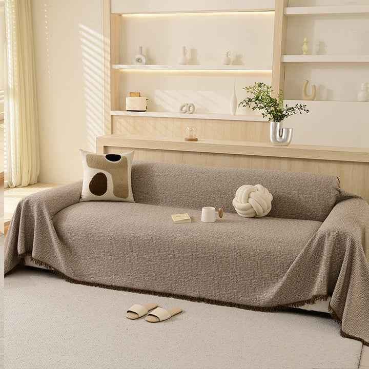 Cozy Fleece Sofa Throw Blanket