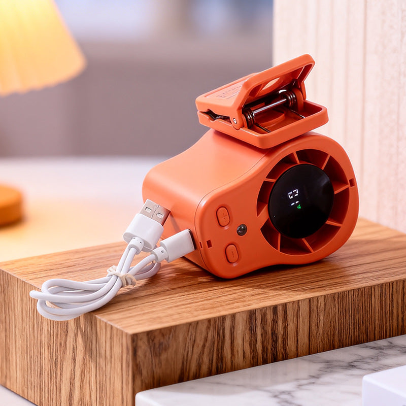 Women's Portable Clip Fan with LED Display Kalsten