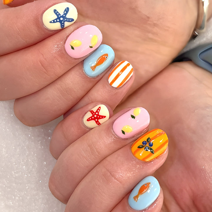 Themed Summer Nail Art Set Kalsten