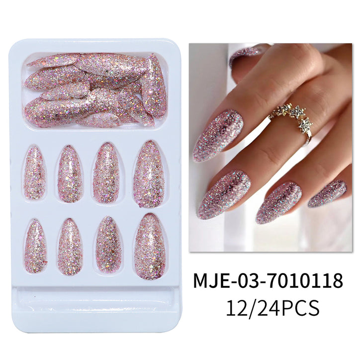 Glittering Stiletto Press-On Nail Set Kalsten