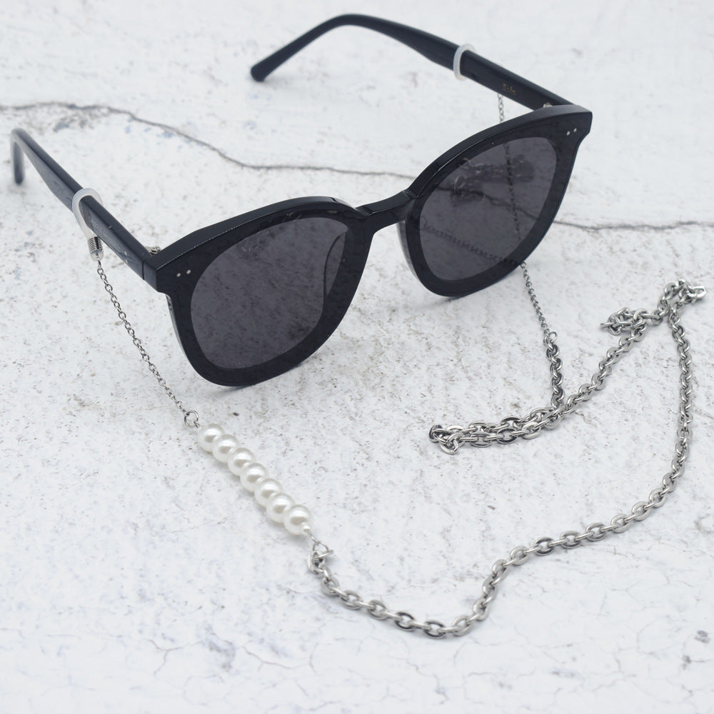 Elegant Pearl Bead Eyewear Holder Chain Kalsten