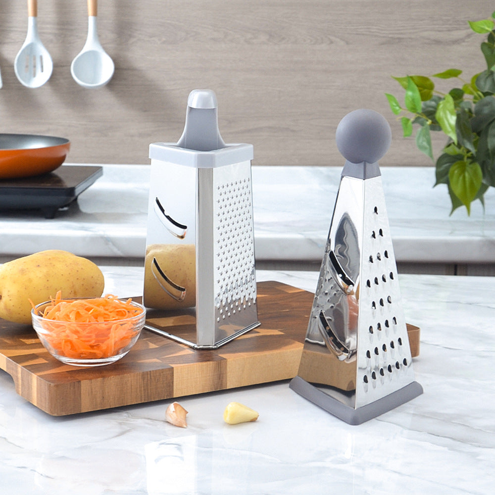 Versatile stainless steel grater with ergonomic handle Kalsten