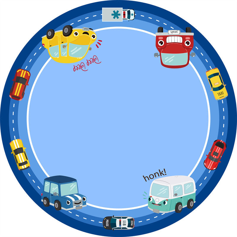 Interactive Car-Themed Play Mat