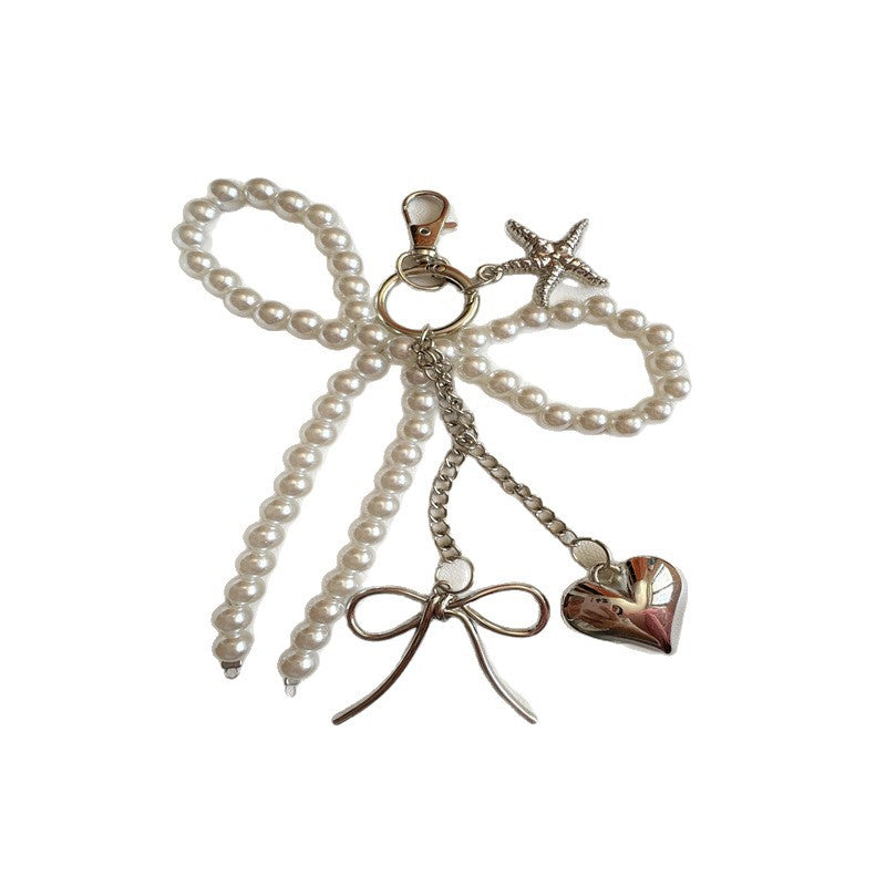 Elegant Pearl Charm Keychain Kalsten