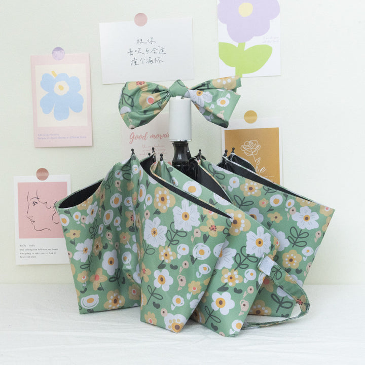 Women's Foldable Umbrella with Colorful Floral Patterns Kalsten