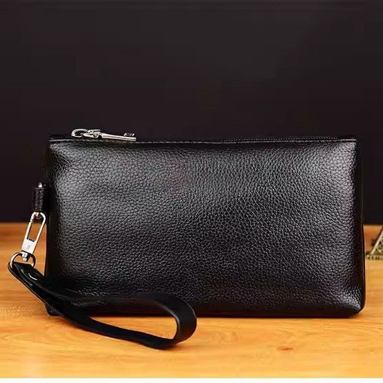 Premium Leather Zip Pouch Kalsten
