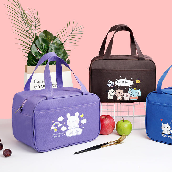 Cute Bear-Themed Insulated Lunch Carrier Kalsten