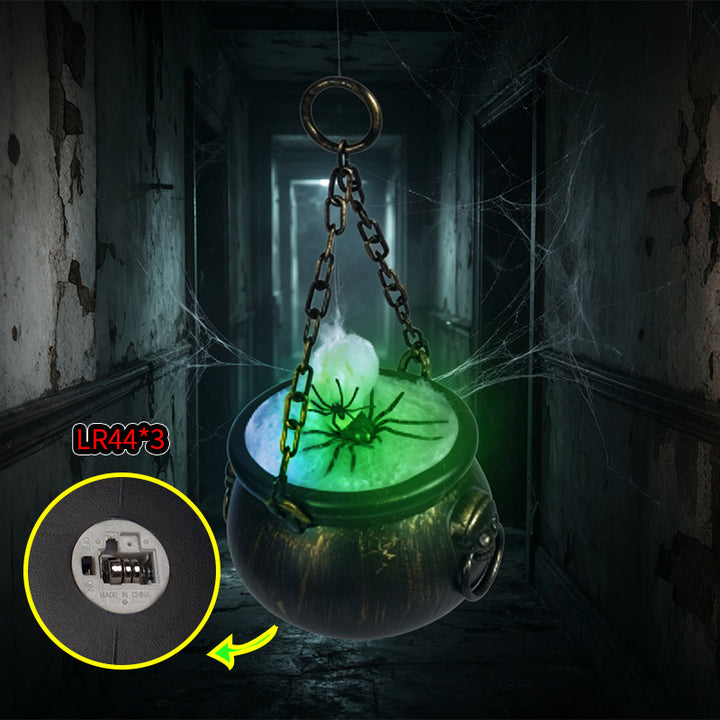 Spooky Illuminated Cauldron Decoration Kalsten
