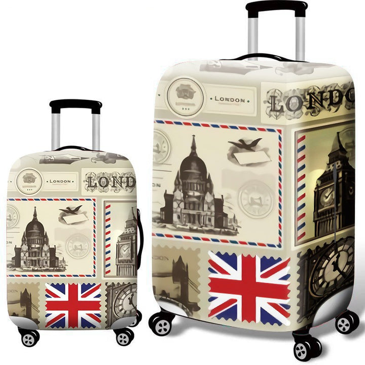 Women’s hard-shell suitcase with nostalgic London motif Kalsten